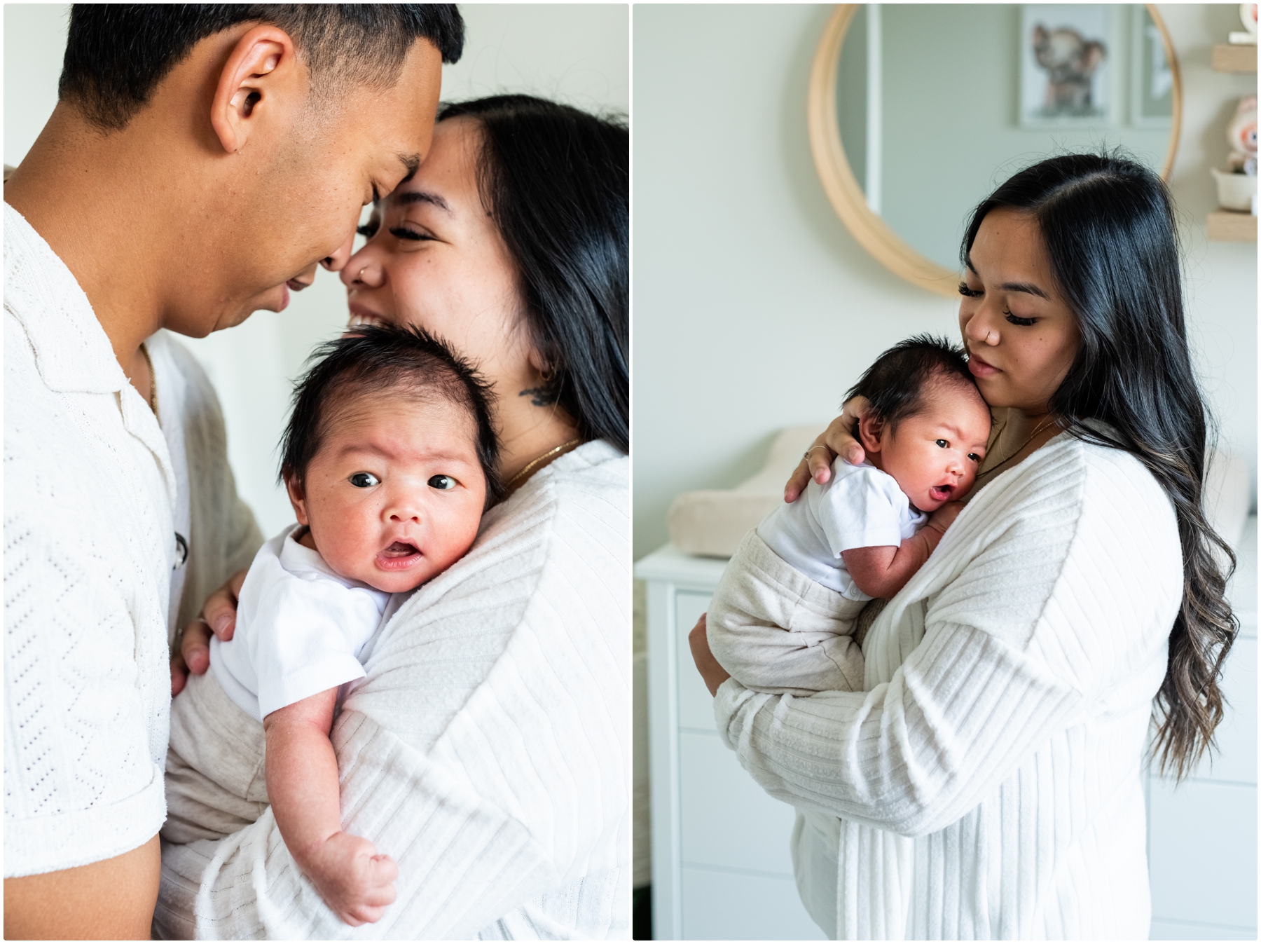 In Home Calgary Newborn Photographers