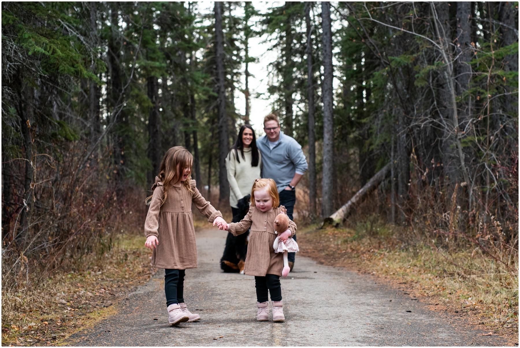 Griffith Woods Winter Family Photography Session