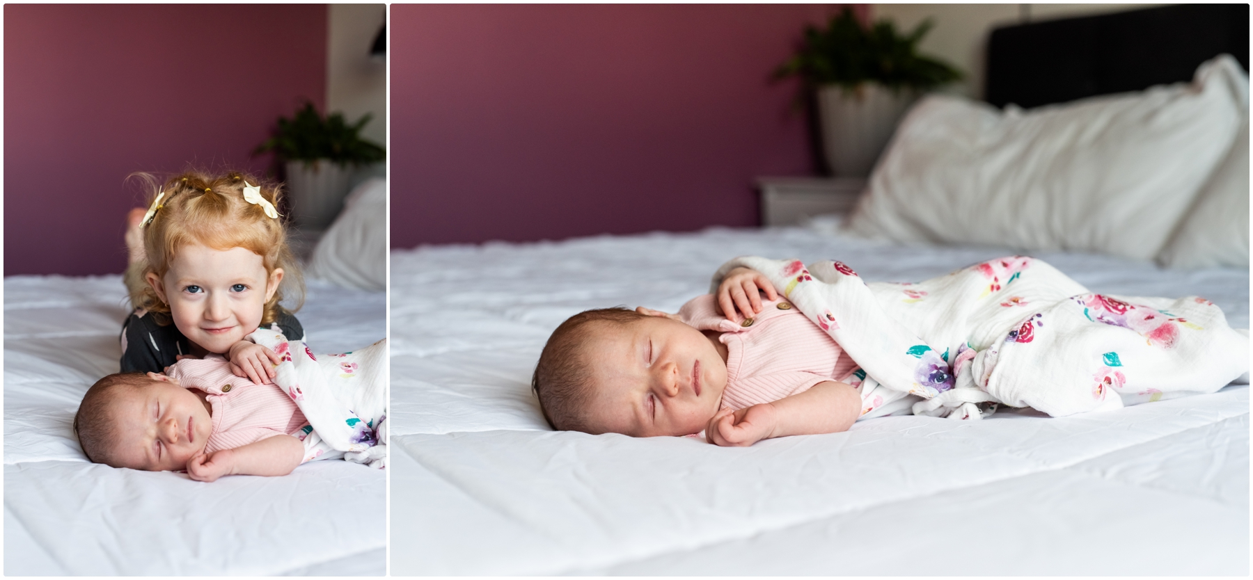 Calgary Sibling Newborn Photos